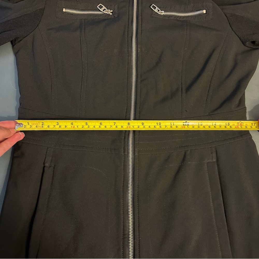 Miss Sixty M60 Womens Black Soft Shell Zip Jacket Coat Medium - Picture 8 of 10